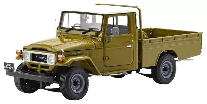 Kyosho Original Toyota Land Cruiser 40 Pickup Завершенный продукт 1/18 (оливковый)
