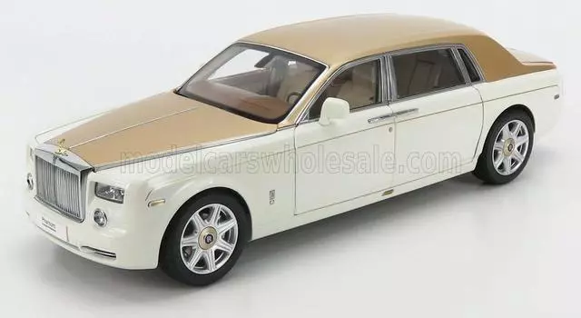 Kyosho Phantom EWB English 1/18 Rolls-Royce White/Gold