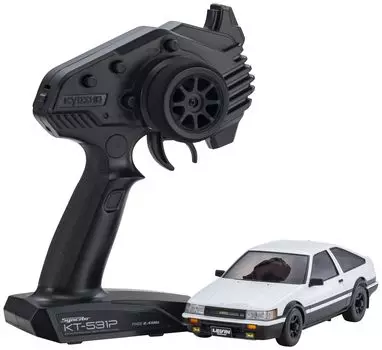 Kyosho Toyota Corolla Levin AE86 электропривод радиоуправления 32641WBK MA-020 r/s белый/черный