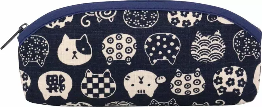 Kyosuke Nyankomon Pen Case Navy 18.538cm