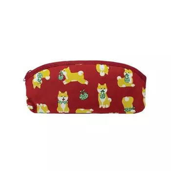 Kyosuke Pouch Arabesque Pen Pouch Red Shiba-chan красный