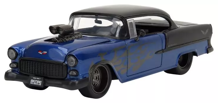 Kyosyo Jada Toys 1955 Chevy Bel Air Готовый продукт 1/24 Синий/Черный