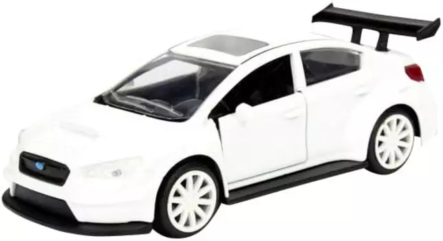 Kyosyo Jada Toys Fast Furious Series Little Nobody Subaru WRX STI White Finished Product & 1/32 F&F Mr.