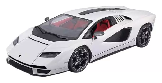 Kyosyo Maisto Lamborghini Countach LPI White Finished Product 1/18 800-4