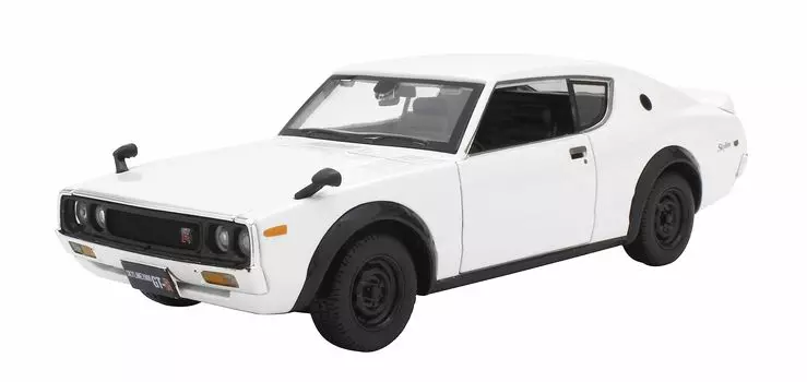 Kyosyo Maisto Nissan Skyline 1973 Белый Готовый продукт 1/24 2000GT-R (KPGC110) белый