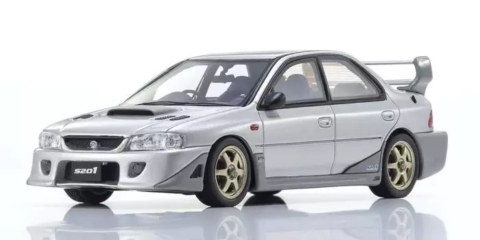 Kyosyo Original Subaru Impreza S201 Silver Готовый продукт 1/43 серебряный