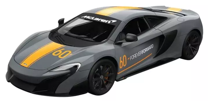Kyosyo WELLY McLaren 675LT 60th Anniversary Серый Готовый продукт 1/24 серый