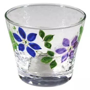 Kyoto colored glass Wakaba free glass presentation Tetsusen (in box)