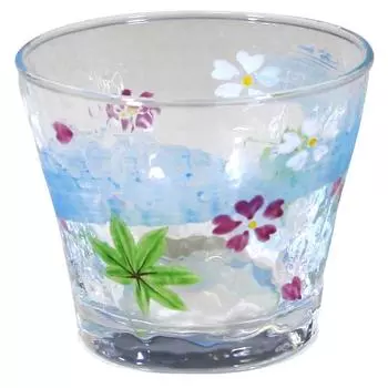 Kyoto colored glass Wakaba free glass presentation Unishiki (in box)