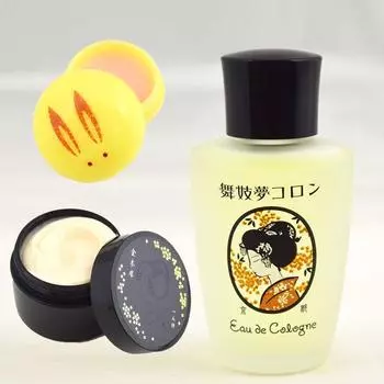 Kyoto Cosmetics Набор Osmanthus от Kyoto Cosmetics Набор Dream Body, 3 предмета «Rabbit Manju» + «Maiko Cologne» + «Hand & Cream» 3 предмета