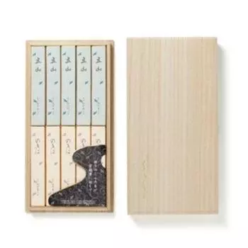 Kyoto incense Shoeido incense Gozan Nokiba in paulownia short size 10 boxes box, #138702 зелёный
