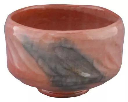 Kyoto Kiyomizu Matsuraku matcha red Maeken, ware, ware, kiln, high-grade bowl, red, K4-1