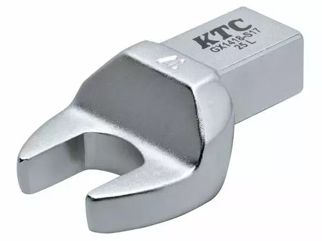 Kyoto Machinery Tools 14X18 Insert Head Replaceable Preset Torque Wrench Spanner Replacement Head 17mm (KTC) GX1418-S17