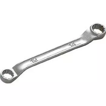 Kyoto Machinery Tools 45 degree x 6 degree short box wrench 19 x 21 mm M5S1921 (KTC)