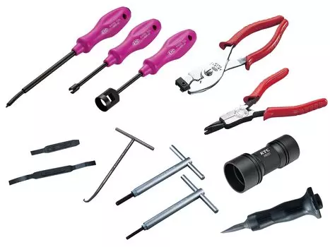 Набор инструментов для обслуживания тормозов Kyoto Machinery Tools барабан ATBX12A (КТК) (для тормозов) [12 баллов]
