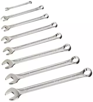 Kyoto Machinery Tools Combination Wrench Set of 8 TMS208B (KTC)