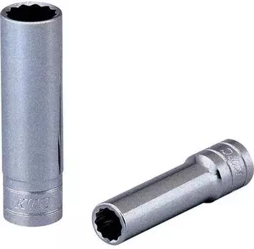 Kyoto Machinery Tools Deep Socket 14mm B3L14W (KTC) 9.5mm (3/8 inch) (Dodecagonal)