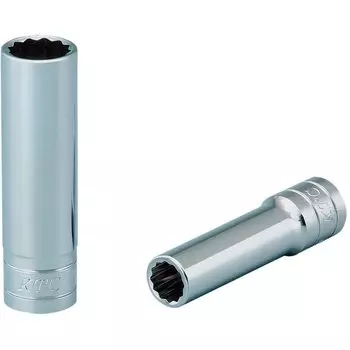 Kyoto Machinery Tools Deep Socket (KTC) 9.5mm (3/8 inch) (Dodecagonal) B3L-1/2W