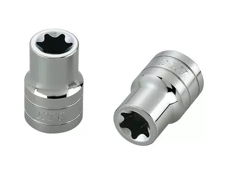 Kyoto Machinery Tools E type Torx Wrench B4E14 Dimensions across x Drive x Total (KTC) flats 12.85 angle 12.7 length 34.5mm