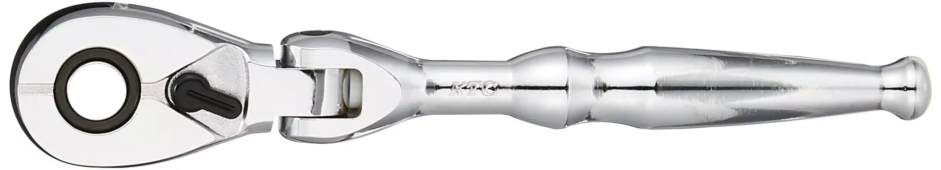 Гибкая трещоточная рукоятка Kyoto Machinery Tools (КТК) 9.5mm (3/8 дюйма) BR3F-H серебряный