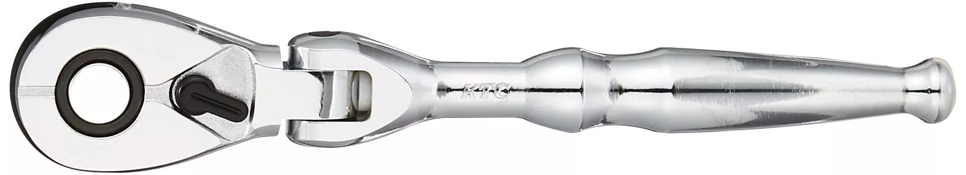 Гибкая трещоточная рукоятка Kyoto Machinery Tools (КТК) 9.5mm (3/8 дюйма) BR3F-H серебряный