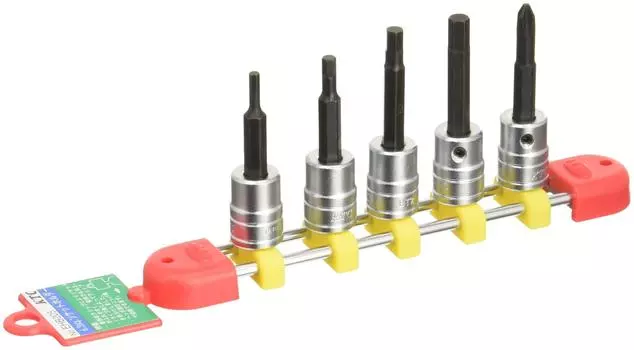 Kyoto Machinery Tools Hexagon Bit Socket Set of 5 TBT205H (KTC) 6.3mm (1/4 inch)