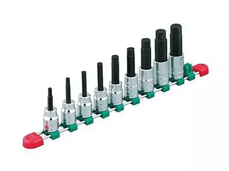 Kyoto Machinery Tools Hexagon Bit Socket Set of 9 TBT409BH (KTC) 12.7mm (1/2 inch) Set,