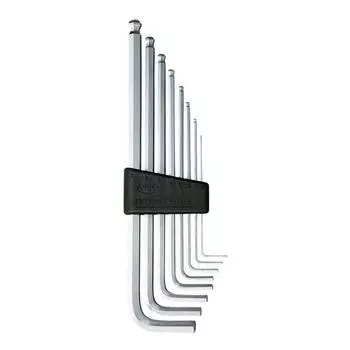 Kyoto Machinery Tools High Grade Ball Point L Type Long Hex Wrench Set HLD2508 (KTC)