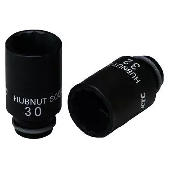Kyoto Machinery Tools Hub Nut Socket Set for Impact Wrench ATS3082 (KTC) 12.7sq.