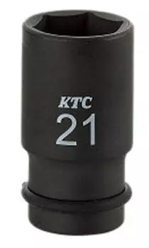 Kyoto Machinery Tools Impact Wrench Socket Hexagon Specification 18 x Total 52 x Drive (KTC) BP4M-18TP-S Size Length Angle 12.7mm