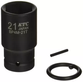 Kyoto Machinery Tools Impact Wrench Socket Thin 21mm BP4M21TP (KTC) 12.7mm (1/2 inch) (Semi-Deep Wall)