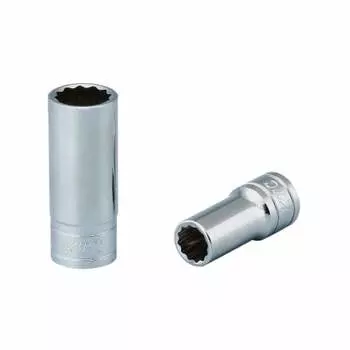 Kyoto Machinery Tools (KTC) 9.5mm (3/8 inch) Semi-Deep Socket (Dodecagonal) 17mm B3M17W
