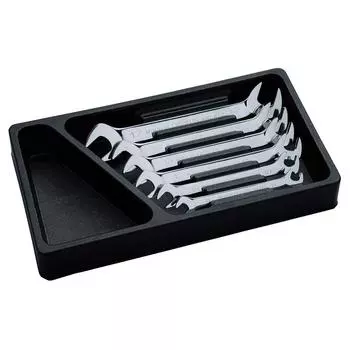 Kyoto Machinery Tools (KTC) Nepros Angle Head Spanner Set, Set of 6 NTS306