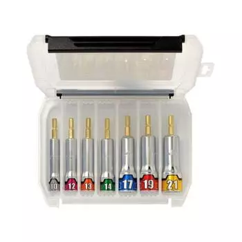 Kyoto Machinery Tools (KTC) Socket Bit Set 7 Pieces (10, 12, 13, 14, 17, 19, 21mm) TBZP637