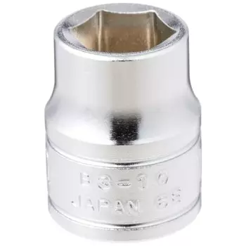 Kyoto Machinery Tools (KTC) Socket Wrench Hex B3-10 Dimensions across flats: 10 x Drive angle 9.5mm