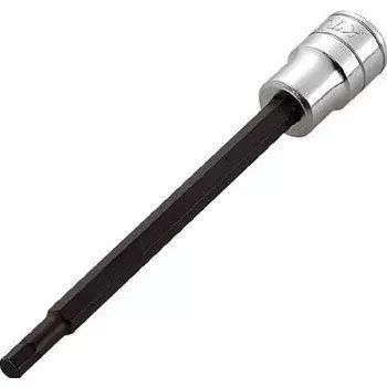 Kyoto Machinery Tools Long Hexagon Bit Socket 10mm BT310L (KTC) 9.5mm (3/8 inch)