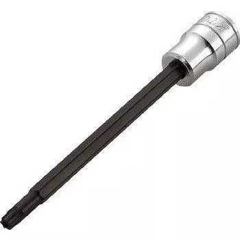 Kyoto Machinery Tools Long Torx Bit Socket T27 BT3T27HL (KTC) 9.5mm (3/8 inch) T-type Tamper-proof