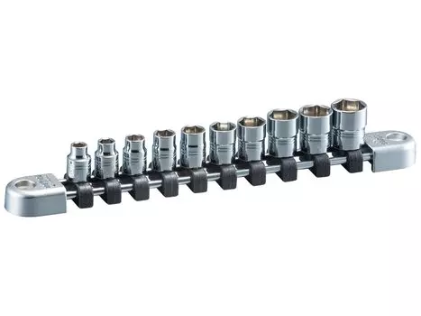 Kyoto Machinery Tools Nepros Socket Set (KTC) 6.3sq. (Hexagonal) [10 pieces]