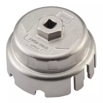 Ключ для масляного фильтра Kyoto Machinery Tools для замены фильтровальной бумаги (КТК) AVSA-R64B серебряный