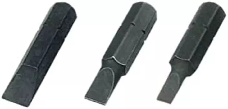 Kyoto Machinery Tools Plate Ratchet Replacement Driver Bit Set TD3M (KTC) (Slotted Bit)