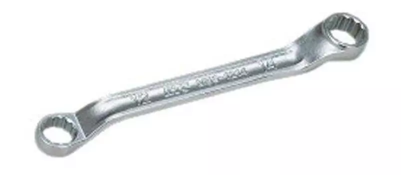 Короткий торцевой гаечный ключ Kyoto Machinery Tools (КТК) М5С-1417-Ф серебряный