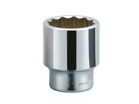 Kyoto Machinery Tools Socket B4028 Dimensions across 28 x Drive x Total 52mm 1 piece (KTC) 12-sided flats angle 19.0 length