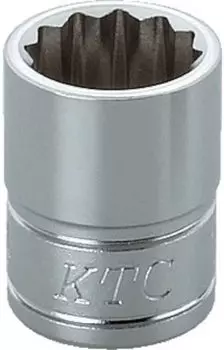 Kyoto Machinery Tools Socket Wrench Dimensions across x Drive angle (KTC) 12-sided B3-19W flats 19.0 12.7mm