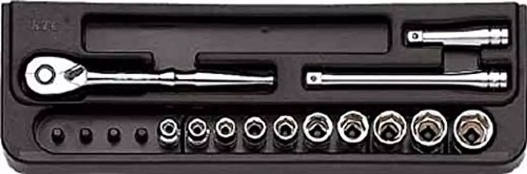 Набор торцевых ключей Kyoto Machinery Tools TB210B Drive 13 точек 1 комплект (КТК) Угол 6.3мм
