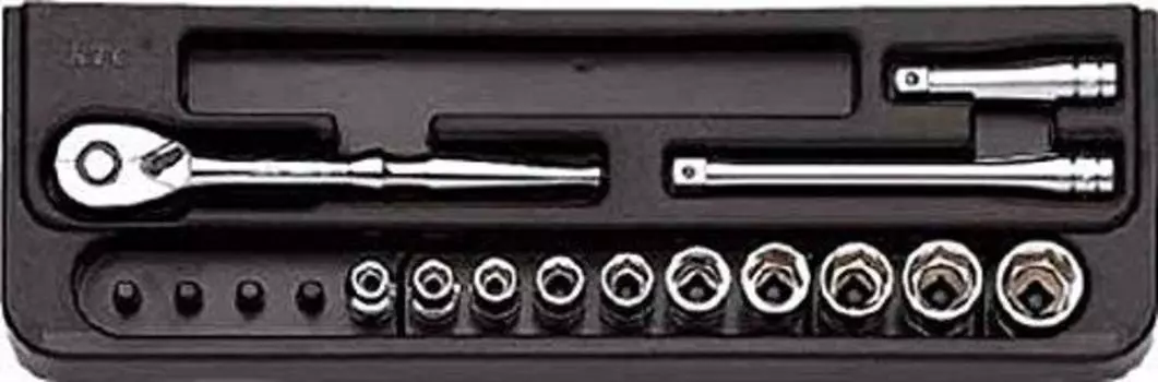 Набор торцевых ключей Kyoto Machinery Tools TB210B Drive 13 точек 1 комплект (КТК) Угол 6.3мм