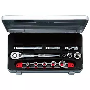 Kyoto Machinery Tools Socket Wrench Set TB308X (KTC) 9.5mm (3/8 inch)
