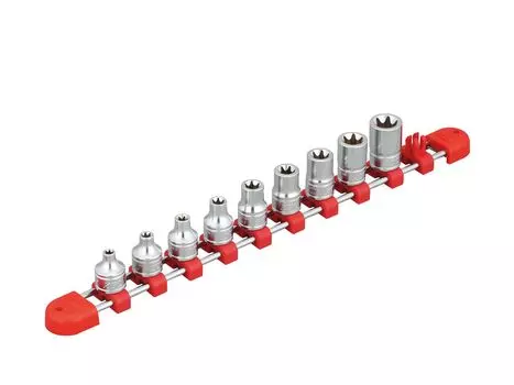 Kyoto Machinery Tools Torx Wrench Set 9 Pieces TB3E09 (KTC) 9.5mm (3/8 inch) E-type
