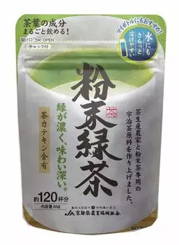 Kyoto Tea Agricultural Cooperative Association Powdered green tea Uji tea 60g x 4 pieces (using ingredients)