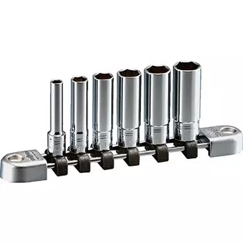 KYOTO TOOL (KTC) NTB2L06A Nepros 6.3SQ Deep Socket Set, Set of 6, Hexagonal Shape