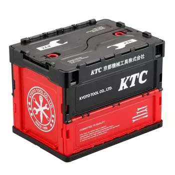 Kyoto Tools (KTC) YG-195BK KTC Folding Container, 5.3 gal (20 L), Black